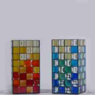 Glaskunst Kerzenhalter aus Tiffanyglas