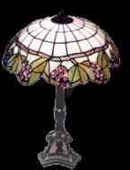Tiffany Glaskunst - Lampe m. Nuggets